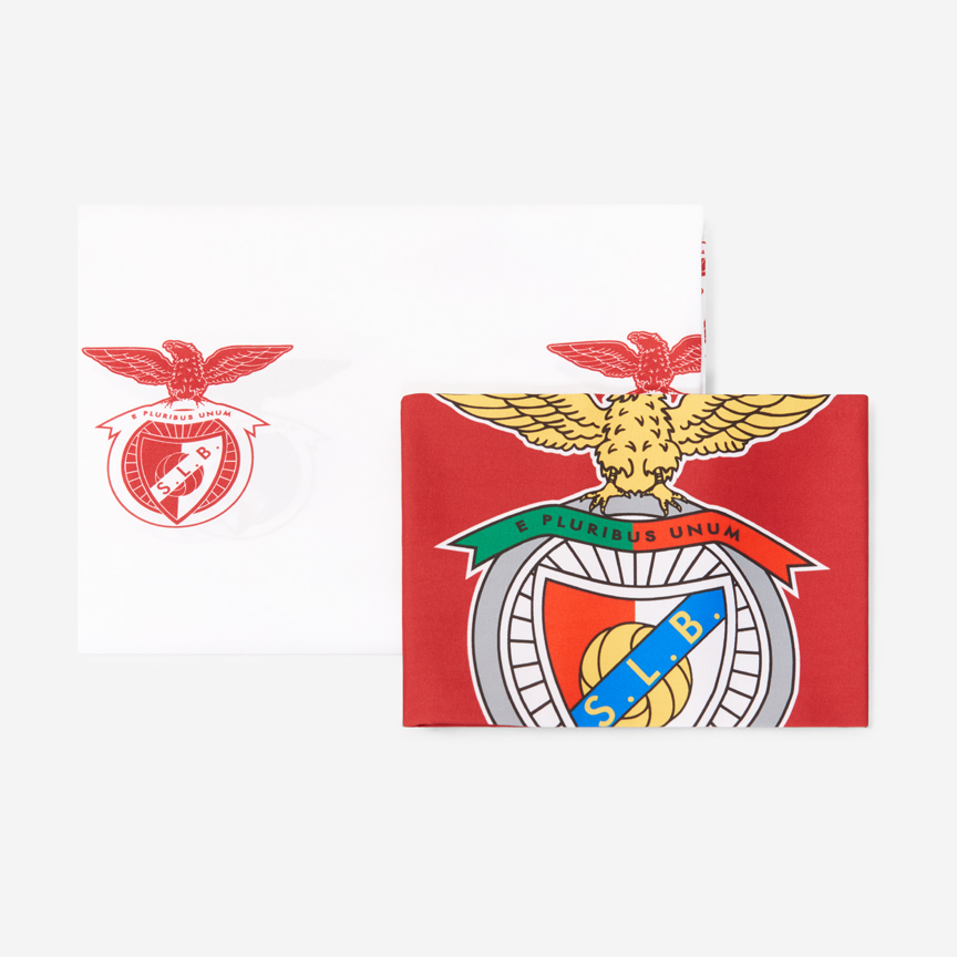 Conjunto Rojo y Blanco para Cama Individual del SL Benfica
