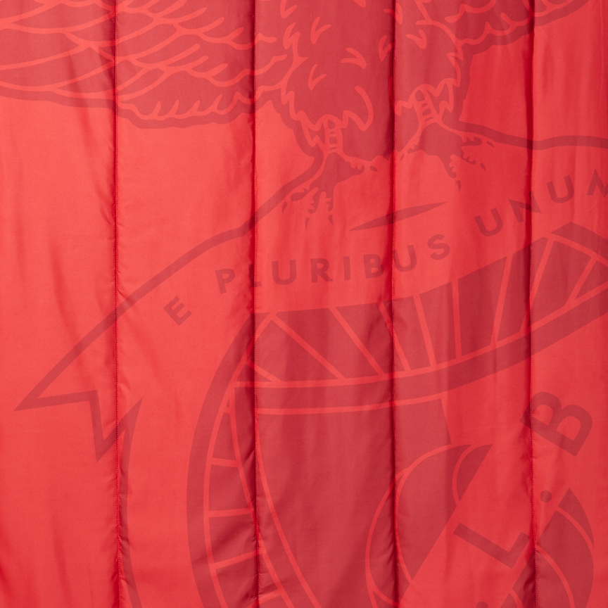 Edredón Rojo para Cama Individual con Emblema del SL Benfica