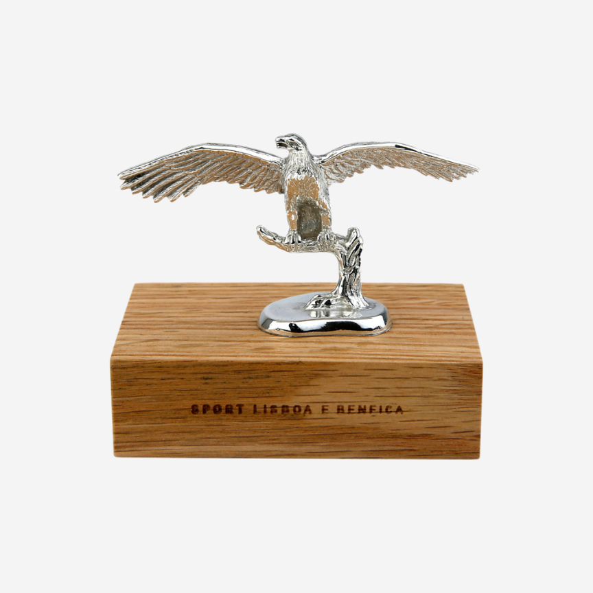 Statuette en argent de l'Aigle du Sport Lisboa e Benfica