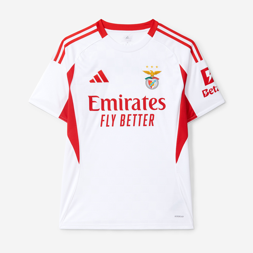 Camisola Alternativa Branca SL Benfica 2025-2026
